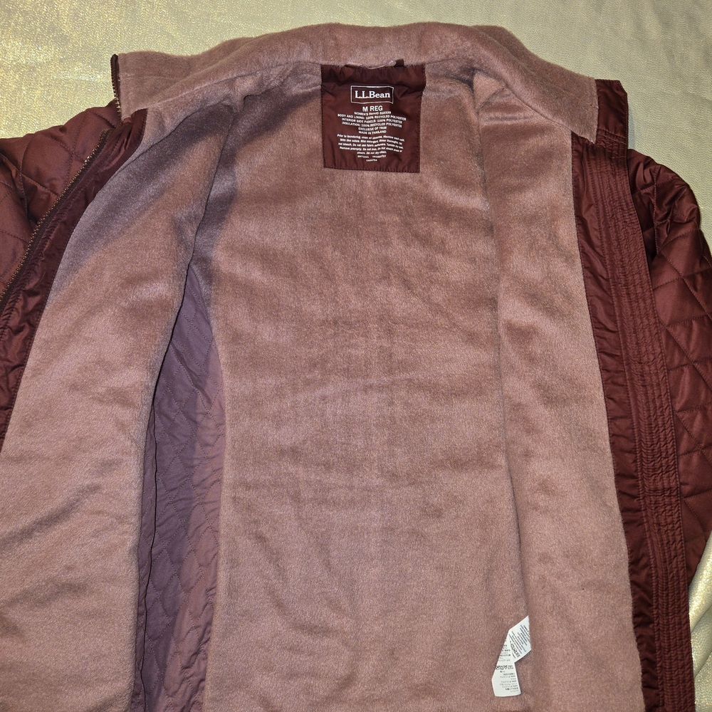 Women's Fleece-Lined PrimaLoft Jacket from L.L.Bean Size M - Picture 4 of 6